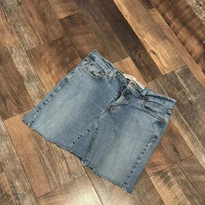 RARE Vintage Levis l Y2K Super Low 518 Denim Skirt size 9